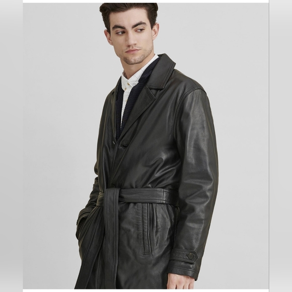 Leather Trench Coat - Picture 11 of 11